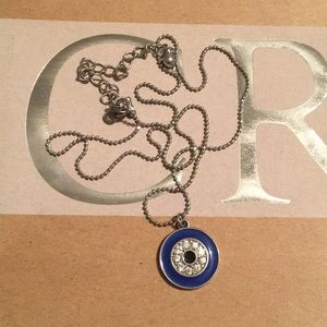 Evil eye 🧿 necklace silver